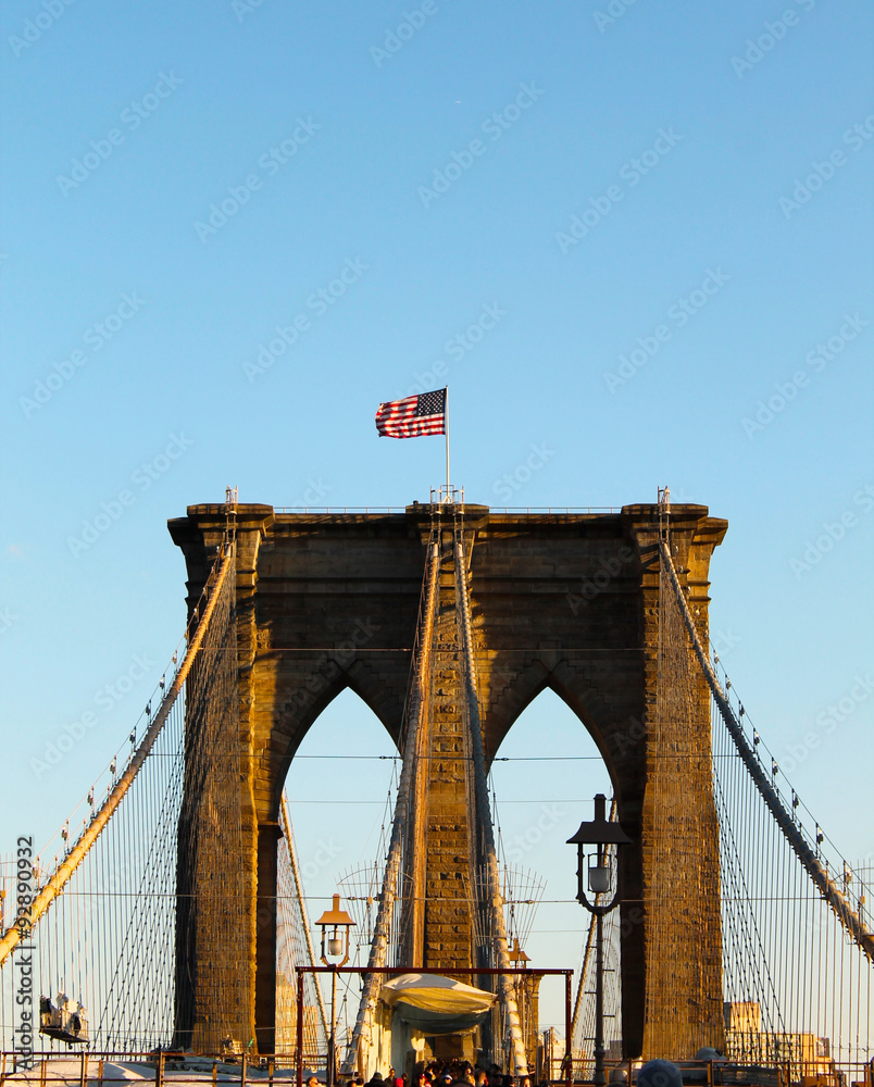 Naklejka premium Brooklyn Bridge