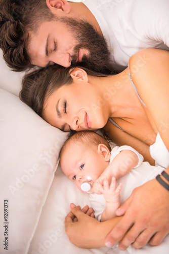 Parents and baby