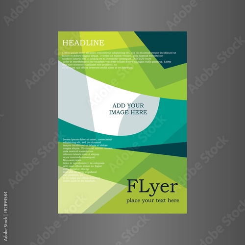 Vector design for Cover Flyer Poster in A4 size.