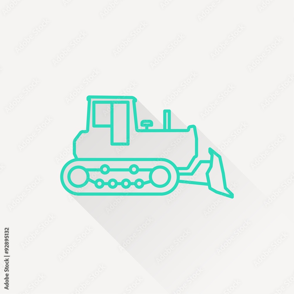bulldozer icon bulldozer icon