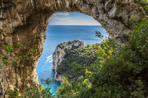 Capri island in Italy