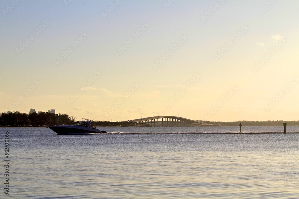 William Powell bridge at sunrise