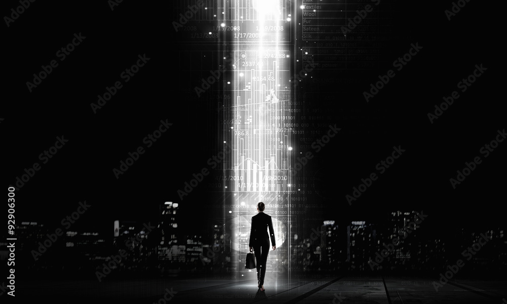 Fototapeta premium In light of success