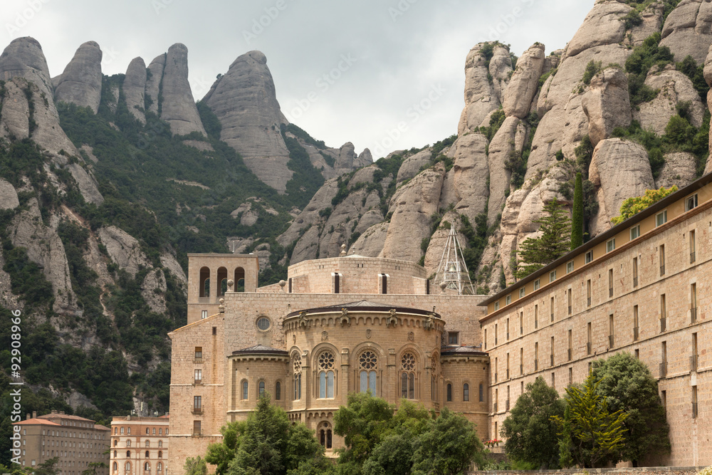 Fototapeta premium Santa Maria de Montserrat