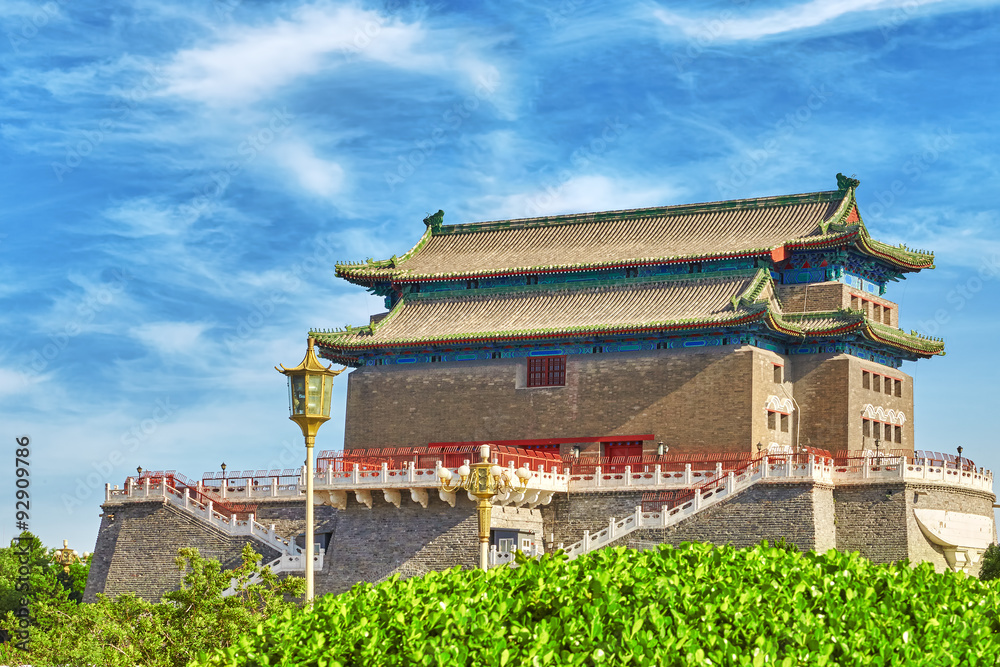 Beautiful Zhengyangmen Gate (Qianmen Gate ). This famous gate is Beautiful Zhengyangmen Gate (Qianmen Gate ). This famous gate is