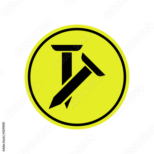 Pair of spikes icon