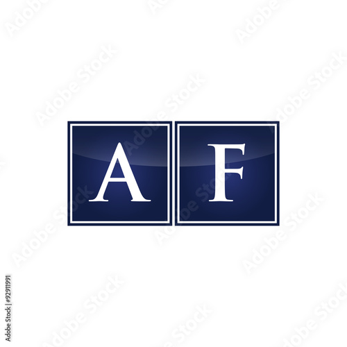 Letter Initial Logo AF