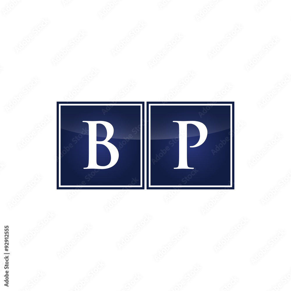 Letter Initial Logo BP