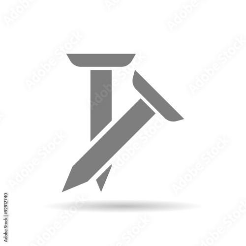 Pair of spikes icon