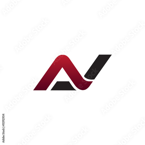Letter Initial Logotype AV