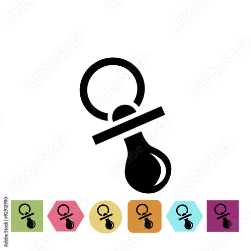 Baby nipple icon