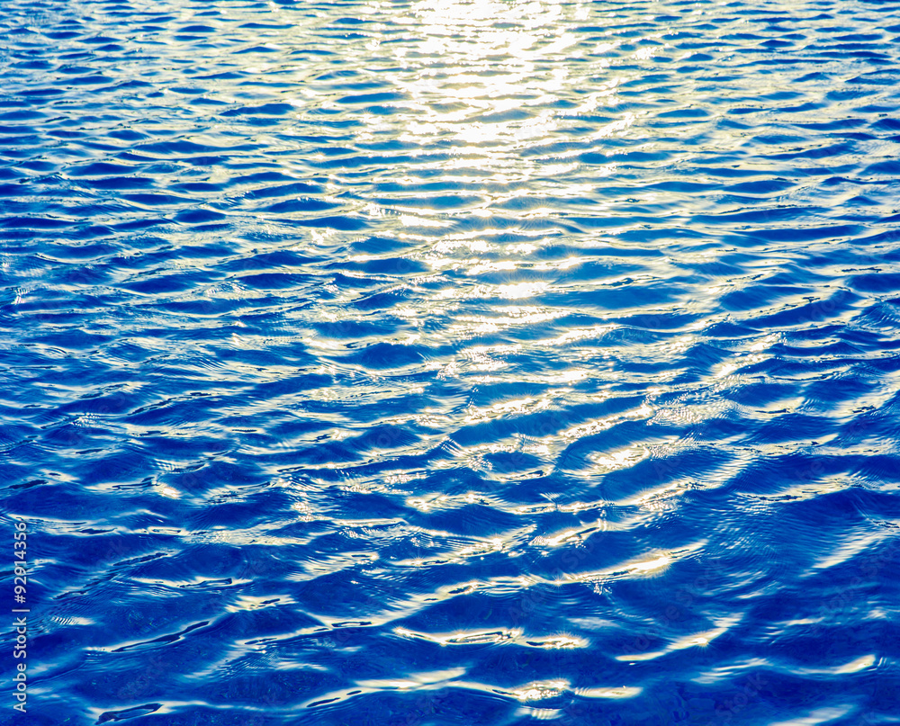 Obraz premium Blue pool water