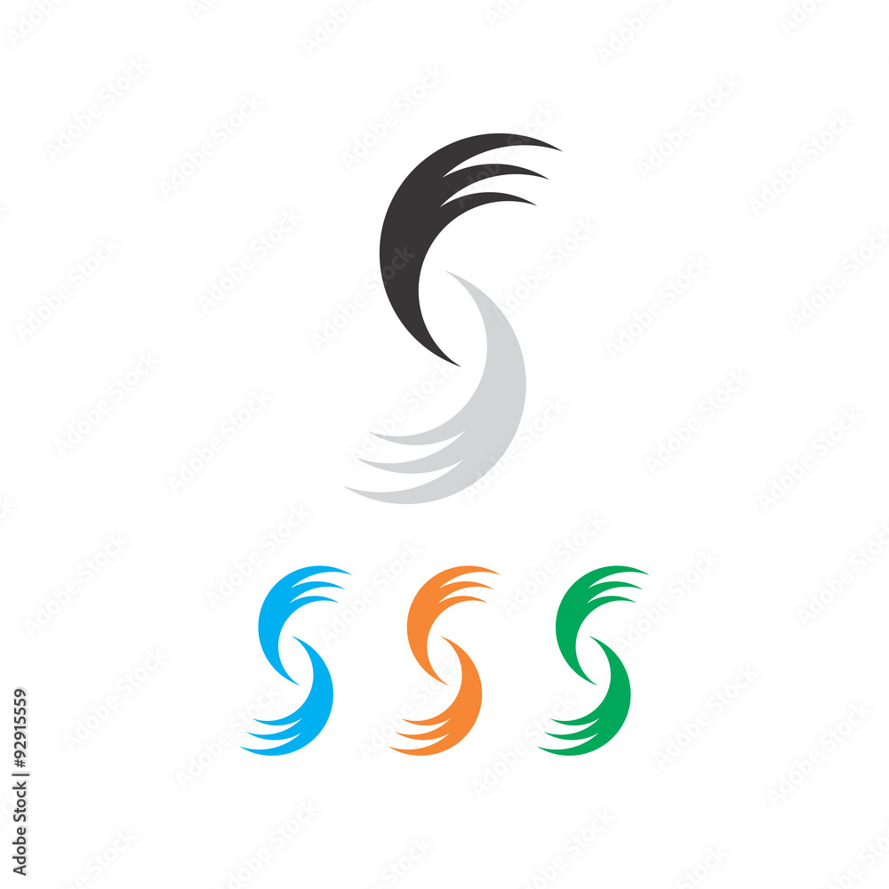 Obraz premium Logo Letter S