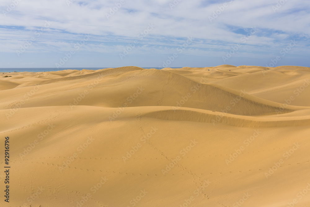 Maspalomas Duna - Desert in Canary island Gran Canaria Maspalomas Duna - Desert in Canary island Gran Canaria