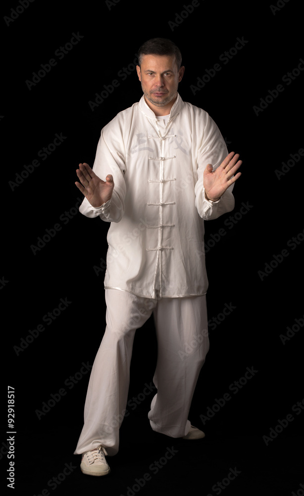 Karate fighters. Training fight. Karate fighters. Training fight.