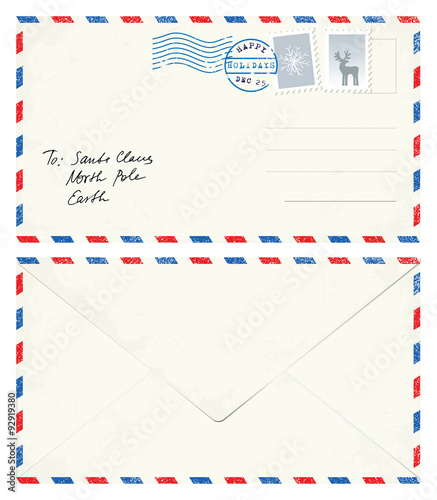 Postcard letter to Santa