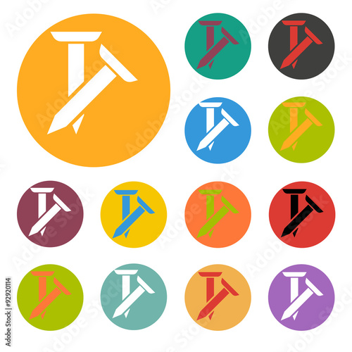Pair of spikes icon