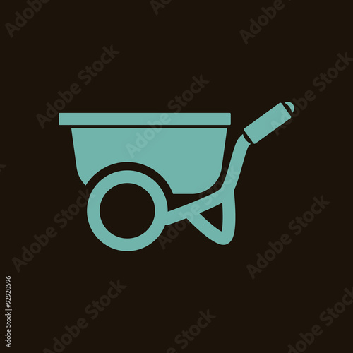 Wheelbarrow icon