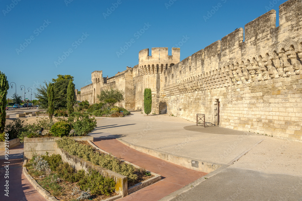 The Avignon city wall