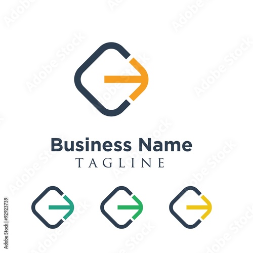 Arrow vector logo icon