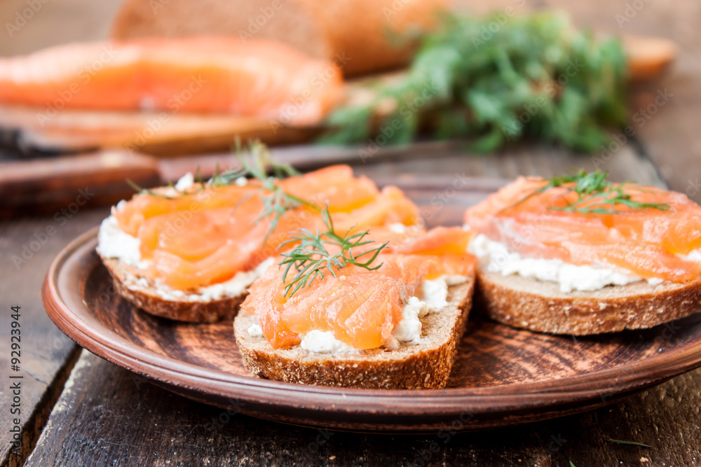 salmon sandwich salmon sandwich