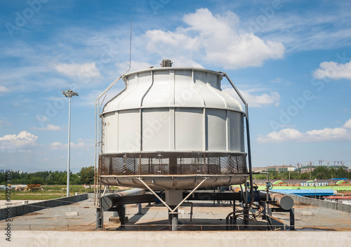 Cooling air tower for industrrial photo