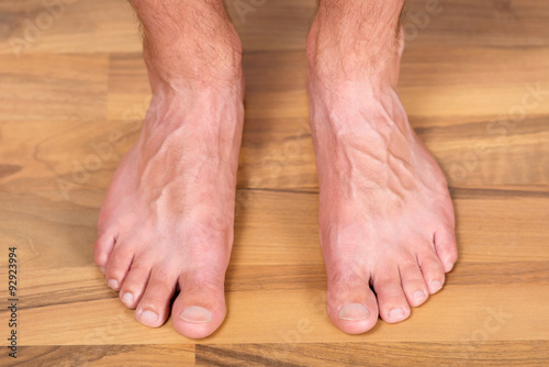 Male feet nails