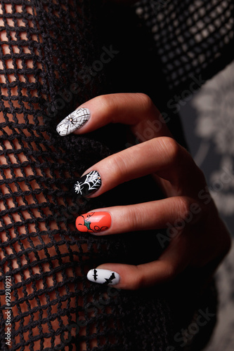 Beautiful cool nails for Halloween