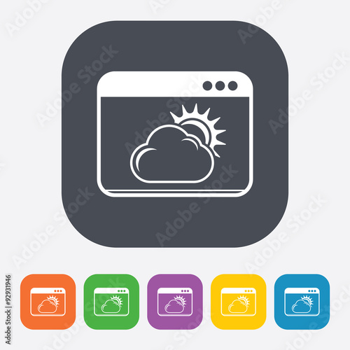 Illustration of weather icon