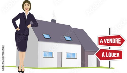 Agent immobilier femme 02
