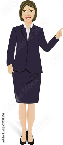 Femme d'affaire Manager Patron 03