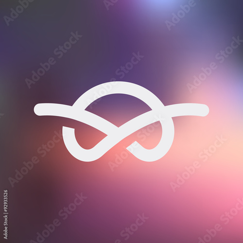 Illustration of fishing and fish icon