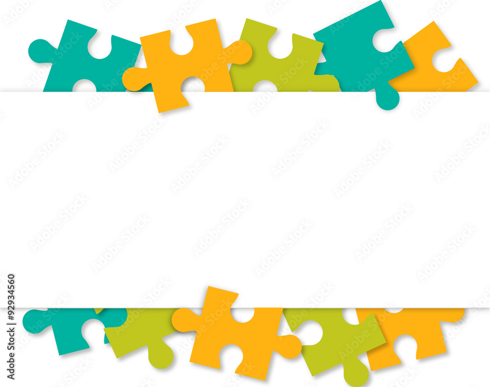 Puzzle Background Stock Vector | Adobe Stock
