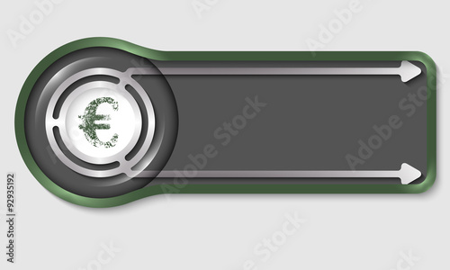 Dark button for your white text and euro symbol