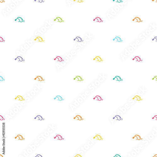 Illustration of fishing and fish icon