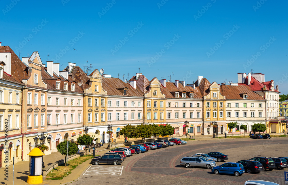 View of Castle square in Lublin - Poland