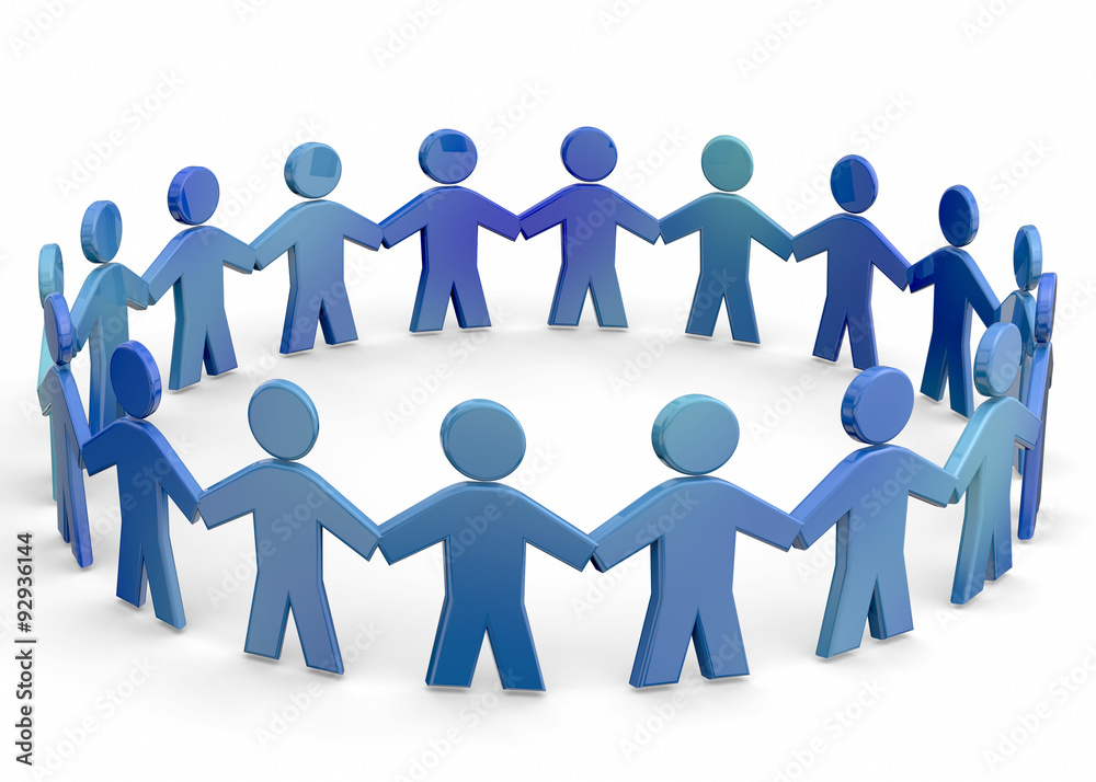 Friendship Concept - 3D Friendship Concept - 3D