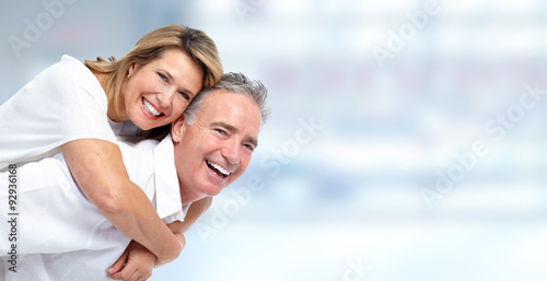 Happy senior couple portrait.