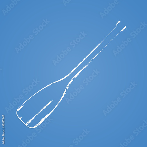 Illustration of fishing and fish icon