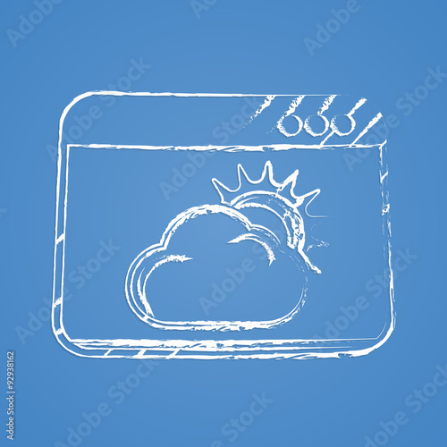 Illustration of weather icon