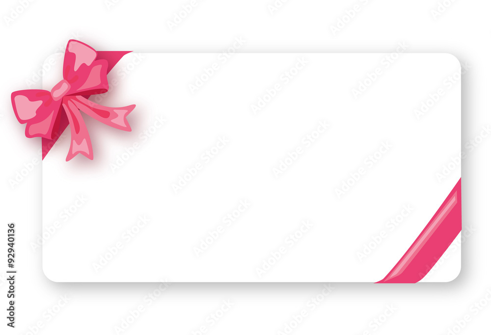 Geschenkgutschein Gutschein mit Schleife Geschenkgutschein Gutschein mit Schleife