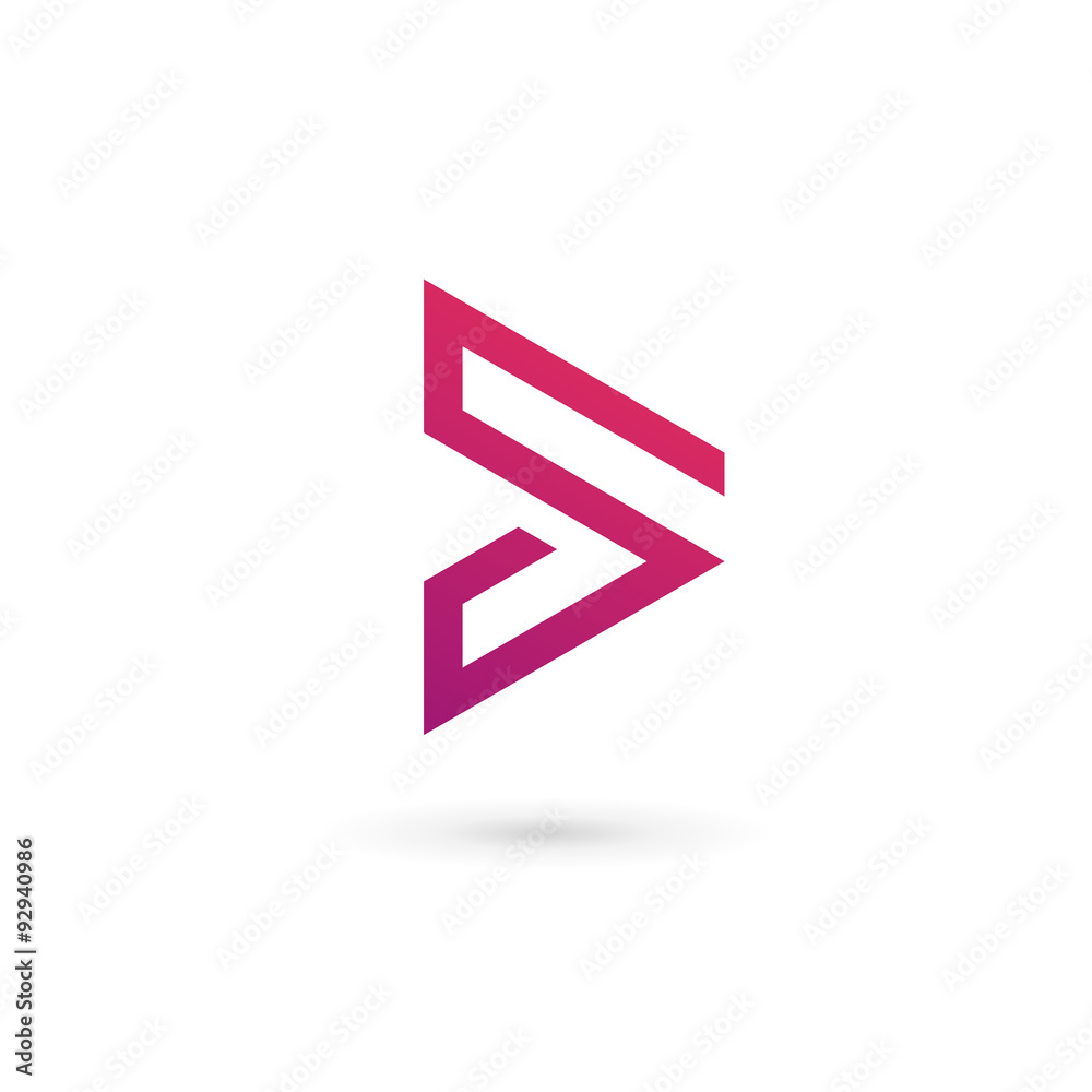 Abstract business logo icon design template with arrow Abstract business logo icon design template with arrow
