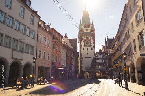 Martinstor, old gate to Freiburg city