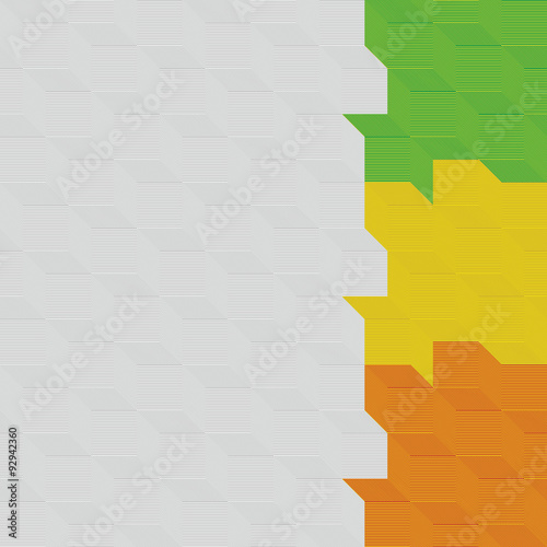 Abstract cubes background