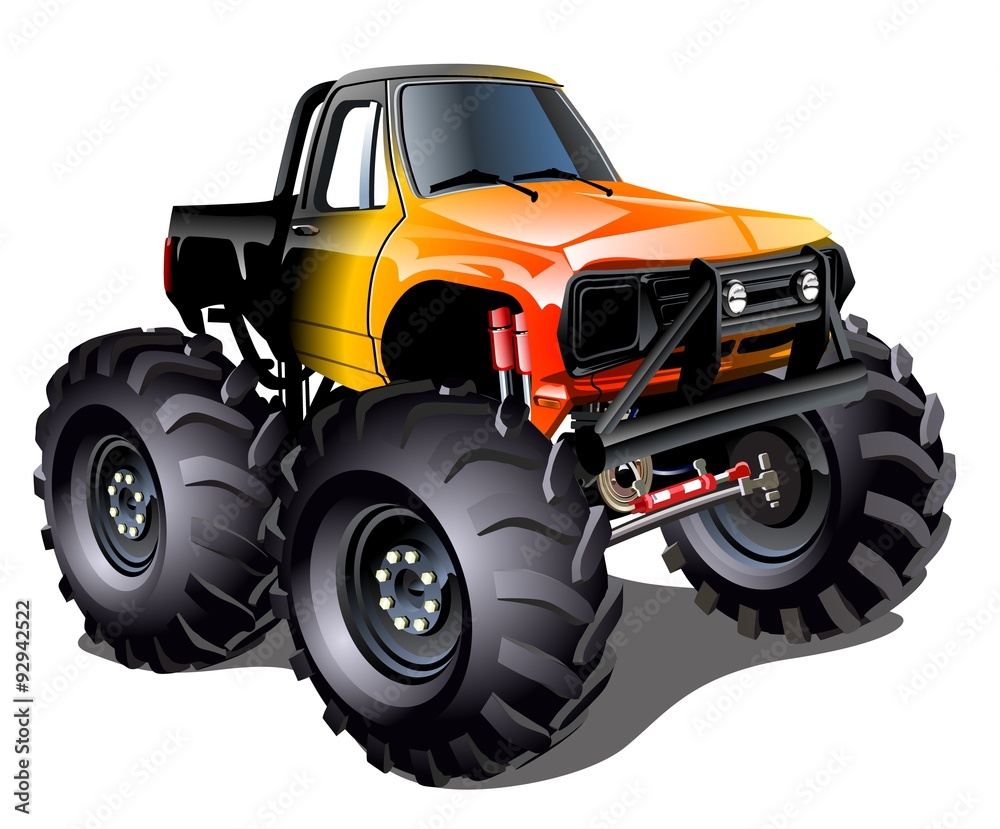 Cartoon monster truck hi-res stock photography and images - Alamy