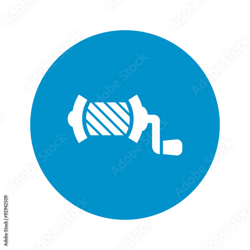 Illustration of fishing and fish icon