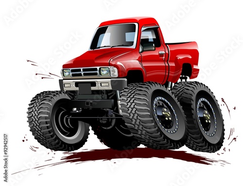 Cartoon Monster Truck one-click repaint