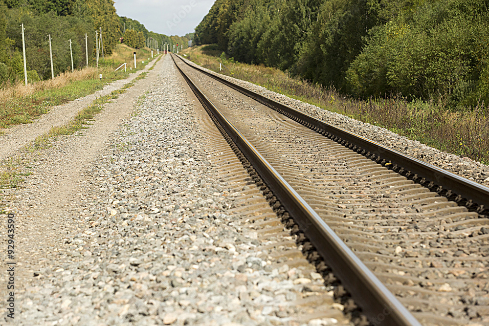 Fototapeta premium railroad tracks
