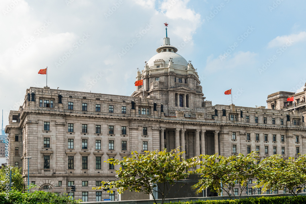 Obraz premium Shanghai Bund historical buildings,China