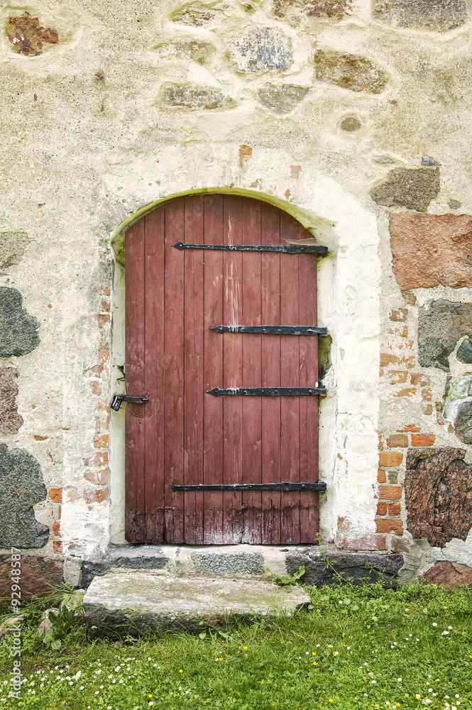 Fototapeta premium Old wooden door